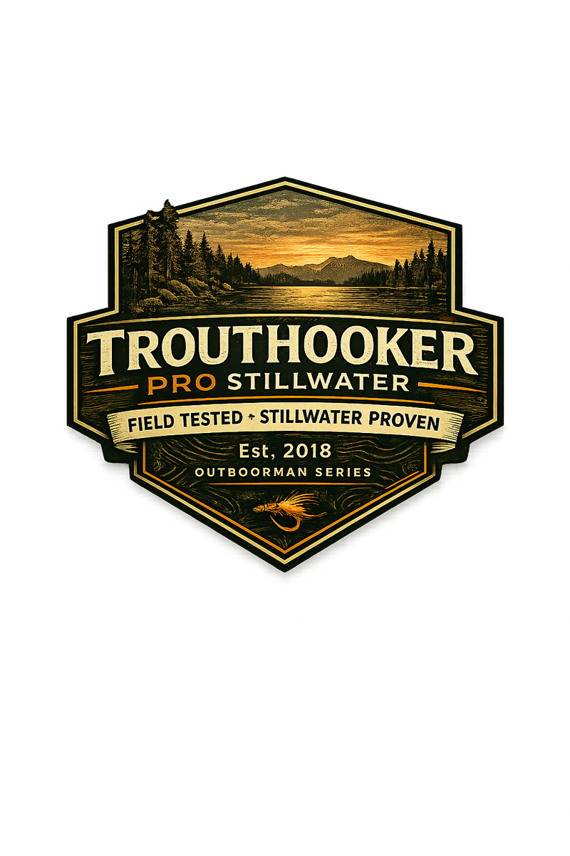 Trouthooker PRO Stillwater brand badge