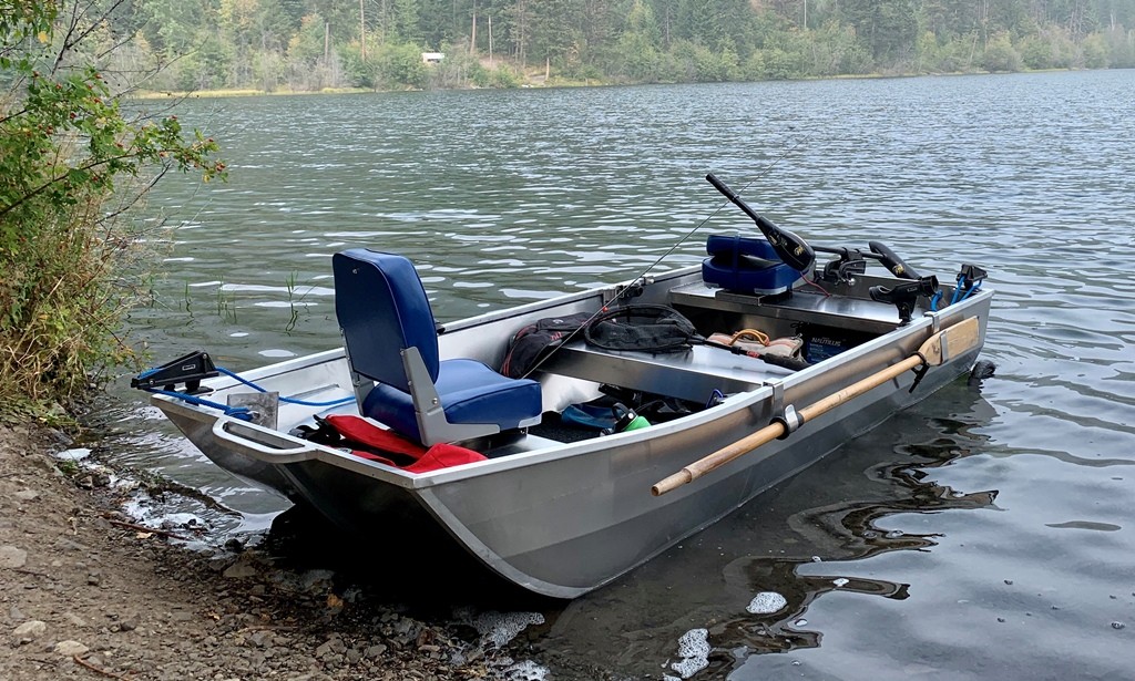 Stillwater aluminum boat configured for real fishing work